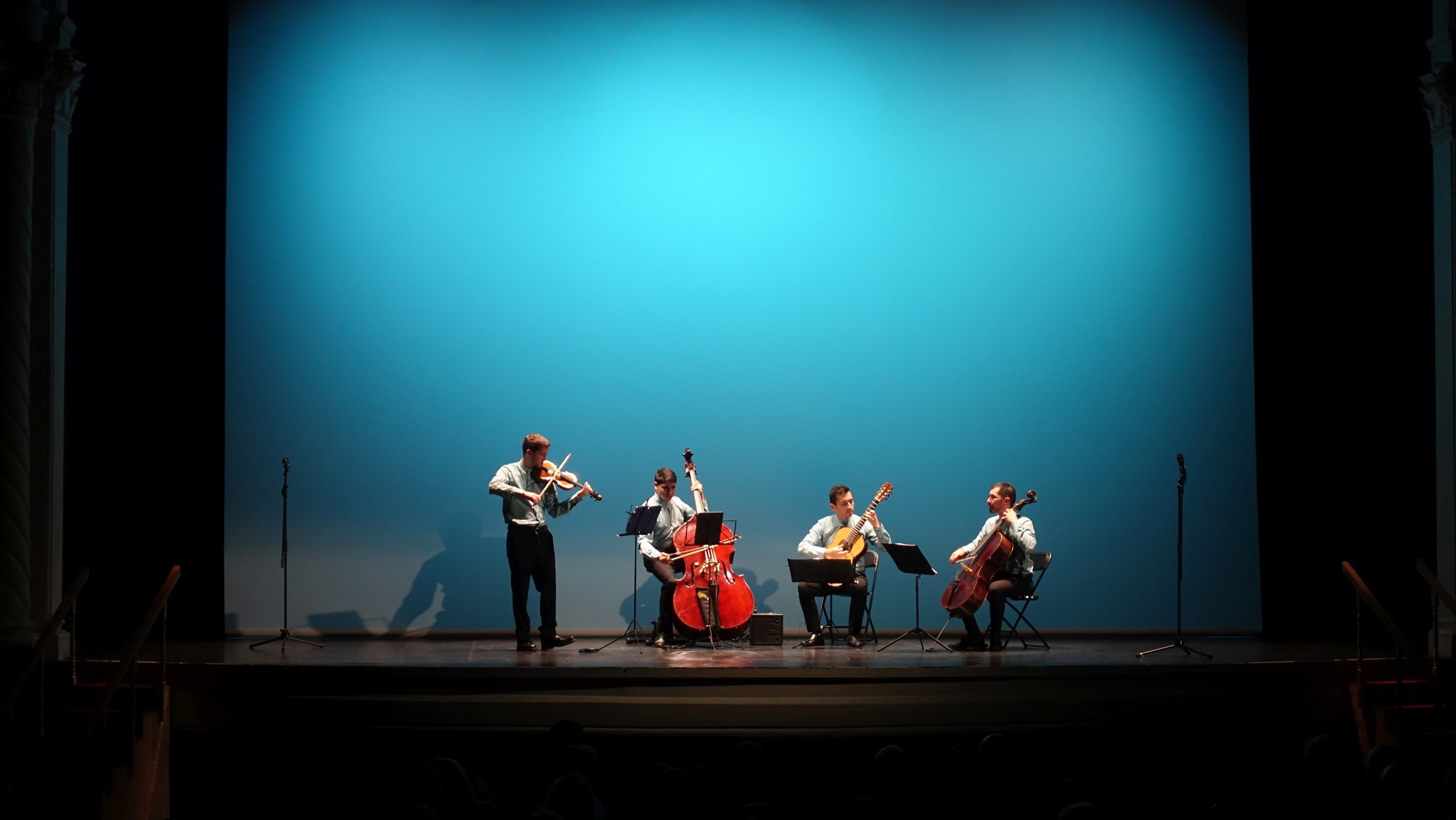 «Patagonien Quartett» hizo su debut en el Teatro Regional Cervantes de Valdivia